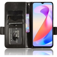 Xshine Honor X6A 4g Kasa Baskılı Üçgen Standı Pu Deri Telefon Kapağı (Yurt Dışından)