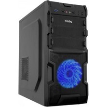 FRISBY FC-8865G 650W 2X120MM FAN USB 3.0 MİDİ TOWER SİYAH KASA