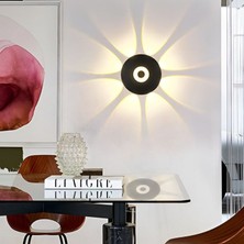 Full Reyon Modern Tasarım Dekoratif Işık Desenli 7 Watt LED Armatür 3000K Gün Işığı Iç ve Dış Mekan LED Aplik