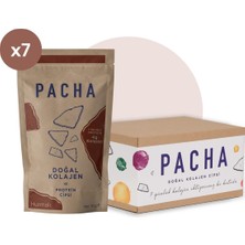 Pacha Doğal Kolajen ve Protein Cipsi Haftalık Hurmalı Kutu 7 x 10 gr