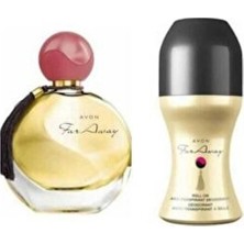 Avon Far Away Edp 50 ml + Roll-On 2 Li Set