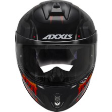 Axxis Draken S Maorı Devıl Mat Kırmızı + Siyah Vizör