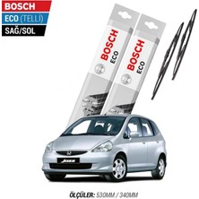 Efr Honda Jazz 2002 Model Silecek Takımı Bosch Eco (Telli)