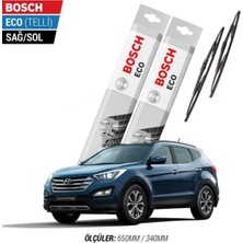 Efr Hyundai Santa Fe 2015 Model Silecek Takımı Bosch Eco (Telli)