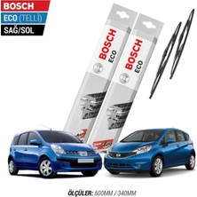 Efr Nissan Note 2009 Model Silecek Takımı Bosch Eco (Telli)
