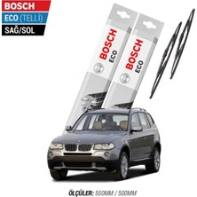 Efr Bmw X3 E83 2003 Model Silecek Takımı Bosch Eco (Telli)
