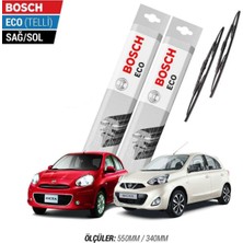Efr Nissan Micra 2017 Model Silecek Takımı Bosch Eco (Telli)