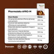 Pharmateks Afro-M Ginseng Kök Ekstresi Bitkisel 30 Kapsül