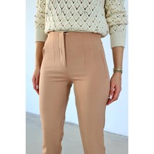 Hazelanna Reem Pensli Camel Pantolon