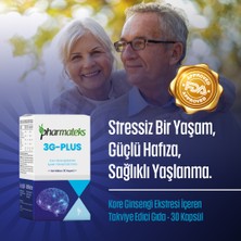 Pharmateks 3g-Plus Hafıza Güçlendirmeye Yardımcı Ginseng Içerikli 30 Kapsül