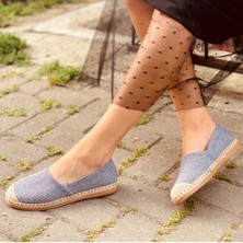 Eser Kadın Jean Espadril Yazlık Günlük Babet Ayakkabı