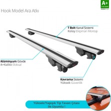 Modifiyecim  Mitsubishi Outlander 2013-2020 Hook Anahtarsız Model Gri Ara Atkı