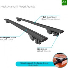 Modifiyecim  Kia Soul (Ps) 2014-2019 Hook Anahtarlı Model Siyah Ara Atkı