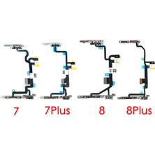 Betty Becky IPhone 6 6p 6s 6sp 7 7p 8 8 Artı x Xr Xs Xs Max Ses Düğmesi ve Sessiz Anahtar Flex Kablo Braketleri ile Önceden Yüklenmiş (Yurt Dışından)