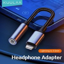 Betty Becky Kuulaa Adaptörü iPhone Için 3.5mm Kulaklık Adaptörü iPhone 12 11 Pro Max x Xr Aux Kablosu 3.5mm Jak Kablosu Ios Adaptörü (Yurt Dışından)