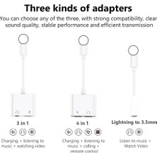 Betty Becky Çift Aydınlatma Ses Adaptörü IPhone Xs Max Xr x 8 Artı 3.5mm Jack Kulaklık Şarj Aux 2 In 1 Splitter Ios 11 12 (Yurt Dışından)