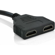 Betty Becky Hayat Silgi 1080 P HDMI Splitter Erkek - Dişi Kablo Adaptörü Dönüştürücü Hdtv 1 Giriş 2 Çıkış (Yurt Dışından)