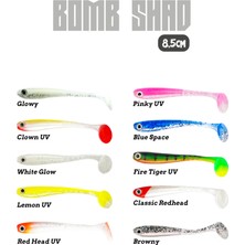 Fujin Bomb Shad 85MM Slikon Balık Browny