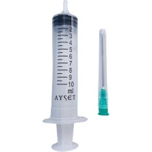 Ayset 10 ml Yeşil Uçlu Enjektör 5 Adet