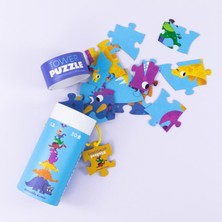 Crocodile Creek Dev Kule Puzzle - 30 Parça - Dinozor