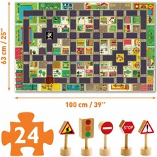 Djeco Dev Puzzle 24 Parça/ The City