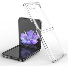 Kilifone - Galaxy Z Flip - Kılıf Metal Görünümlü Koruyucu Kıpta Kapak