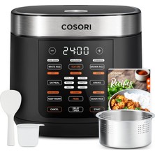 Cosori Paslanmaz Çelik Buharlı Pişirici, Isıtıcı, Yavaş Pişirici,zamanlayıcı,18 Fonksiyon,50 Tarif