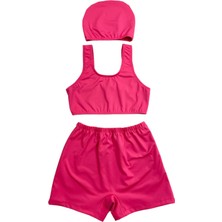 Mira Swim Kız Çocuk Şortlu Takım Mayo (Pembe)