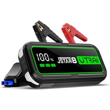 UTRAI Jstar 8 74Wh 20000mAh 3000A Jump Starter Taşınabilir Akü Takviye Cihazı ( Powerbank + Led Lamba + Taşıma Kılıfı + LCD Ekran )