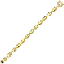 Lilarote Düğme Desenli Taşlı Altın Bileklik