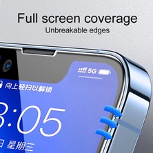 SKV Mobile iPhone 14 Pro Super x Kavisli Ekran Koruyucu Kırılmaz Cam Ultra Kalınlık 0.40MM