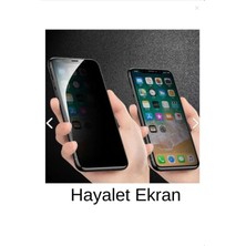 Azr Apple iPhone 11 Pro Max Ekran Koruyucu Cam Hayalet Ekran Mat Hayalet Ceramic