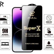 SKV Mobile iPhon 12 Super x Kavisli Ekran Koruyucu  Cam Ultra Kalınlık 0.40MM