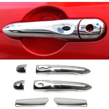 ZNZ Oto Aksesuar Renault Clio 4 Hb Krom Kapı Kolu 4 Kapı   2012-2018 P.çelik  (Sensör)