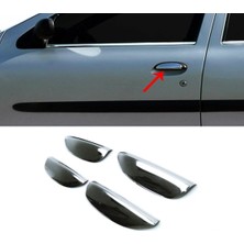 ZNZ Oto Aksesuar Renault Clio 2 Hb Krom Kapı Kolu 4 Kapı 1998-2005 Arası P. Çelik