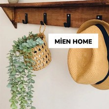 Mien Home Dekoratif Çok Amaçlı / Hasır Saksı Sepet / Askı Sepet / Duvar Sepet 10 x 10 cm