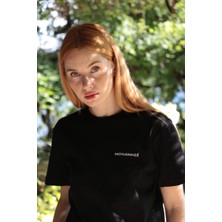 Monannee  Pamuk Basic T-Shirt