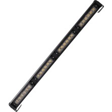 Wolfram Sarı Çakarlı LED Bar Tepe Off Road Çalışma Lambası 24 LED 10-30V 24W 61CM