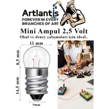 Artlantis Seri ve Paralel Elektrik Devresi 1 Paket Basit Elektrik Devresi Deney Seti Okul Iş Eğitimi Seti