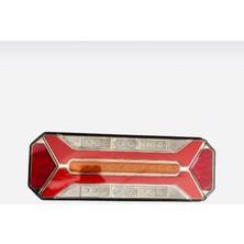 Çeray Yeni Star Neon LED Stop Lambası Kayar Sinyalli Kamyon-Tır-Dorse-Karavan-Kamyonet-Çekici  12X24 Volt 1ADET