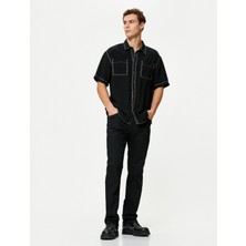 Koton Straight Fit Boru Paça Kot Pantolon - Mark Jean