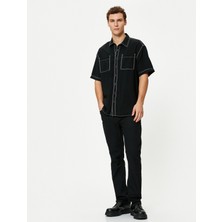 Koton Straight Fit Boru Paça Kot Pantolon - Mark Jean