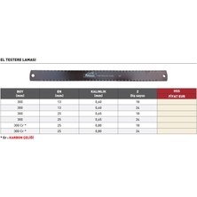 Fett 300 CRX25X0,80 Pınala El Testere Laması