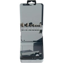 Fett Pld Hss DIN335C 90° 3 Ağızlı Sap 1/4" Havşa Frezesi 6 Parça 6,3-8,3-10,4-12,4-16,5-20,5mm