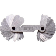 Fett 0,4-7mm Asimeto Diş Tarağı AS-605508