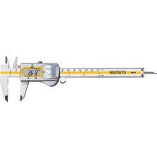 Fett 0-300MM Asimeto IP67 Su Geçirmez Metal Kasa Dijital Kumpas AS-305122