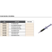Fett W5 Mikron Pld 5 gr Şırınga Elmas Macunu