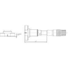 Fett 250-275 mm Asimeto Mekanik 3 Nokta Temaslı İç Çap Mikrometresi AS-209400