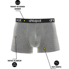 Ahtapot Collection 6'lı Kutu Likralı Premium Erkek Boxer Vitor