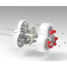 Toptancı Amca Üçlü Topraklı Fişli Priz (Papatya) Çoklayıcı Kablosuz 2 Adet